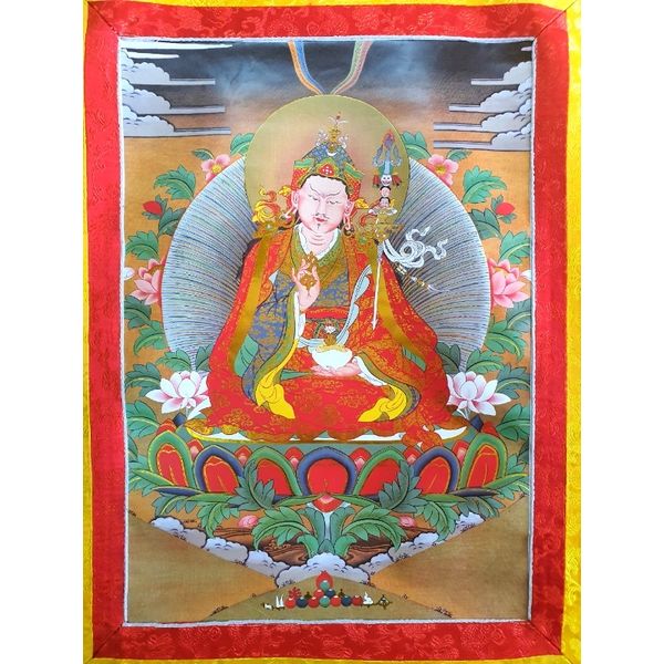 Tranh Thangka Tổ Liên Hoa Sinh Padmasambvaha_120x80cm